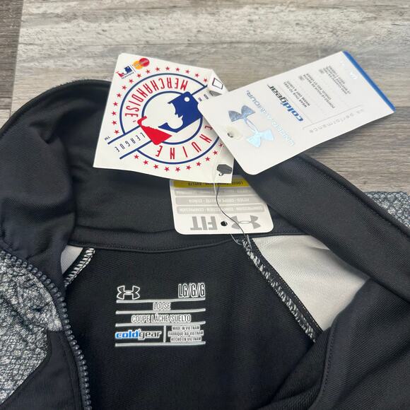 NEW Under Armour MLB Pittsburgh Pirates Women L Coldgear 1/2 Zip Pullover Jacket - Picture 4 of 9